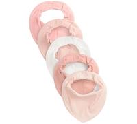 NEXT Bébé fille Bavoir bébé de dentition 100% coton, lot de 5 | Boutons pression