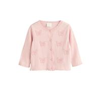 NEXT Bébé Fille Cardigan Butterfly Embroidered Pink Newborn