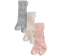 Next Bébé fille Collants bébé, 3 paires Rose 18 Mois
