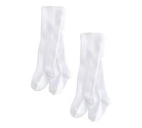 NEXT Bébé fille Collants bébé Pelerine, 2 paires Blanc Newborn