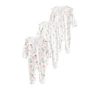 NEXT Bébé Fille Dors-Bien à Zip Double Sens bébé, Lot de 3 Ecru Fairy 18 Mois