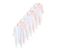 NEXT Bébé Fille Dors-Bien bébé, Lot de 7 White/Pink 3 Mois