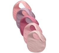 Next Bébé fille Lot de 5 bavoirs 100% coton bébé Pink Plain one size