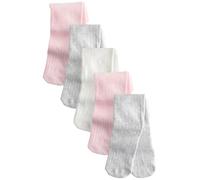 Next Bébé fille Lot de 5 collants bébé Pink/Grey 18 Mois