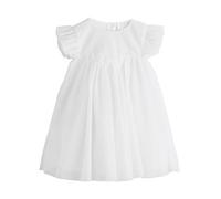 Next Bébé Fille Robe en Mesh bébé Blanc 9 Mois