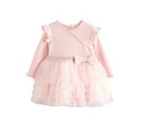NEXT Bébé Fille Robe Tutu à Manches Longues pour bébé Rose 3 Mois