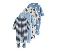 NEXT Bébé garçon Dors-Bien à Zip Double Sens en Micro Polaire bébé, Lot de 4