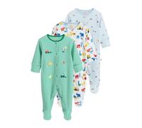 NEXT Bébé garçon Dors-Bien bébé, Lot de 3 Multi Farm 3 Mois-6 Mois