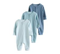 NEXT Bébé garçon Dors-Bien bébé sans Pieds à Zip Double Sens, Lot de 3 Bleu 12 Mois-18 Mois