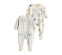 NEXT Bébé garçon Dors-Bien en Micro-Polaire avec Fermeture zippée Double-Sens, Lot de 2 Gris 2 Ans-3 Ans