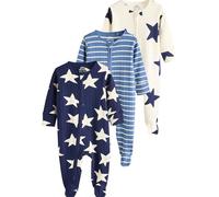 NEXT Bébé garçon Dors-Bien étoiles, Lot de 3 Bleu Marine 12 Mois-18 Mois