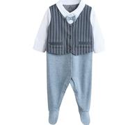 NEXT Bébé garçon Dors-Bien habillé avec nœud Papillon pour bébé | Coupe standard, Taille mi-haute, 100 % coton