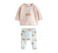 NEXT Bébé garçon Ensemble bébé avec sweat et legging Blue Hamish 3 Mois-6 Mois