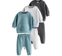 NEXT Bébé garçon Ensemble sweat et pantalon de jogging pour bébé, lot de 6 Monochrome 18 Mois-2 Ans