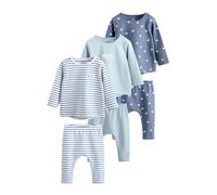 NEXT Bébé garçon Haut et legging bébé, 6 pièces Blue Hello World 3 Mois