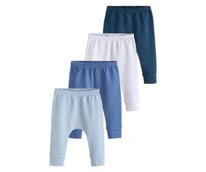 NEXT Bébé garçon Leggings bébé, Lot de 4 Bleu 3 Mois-6 Mois