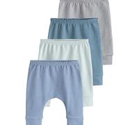 NEXT Bébé garçon Leggings bébé, Lot de 4 Bleu Sarcelle 9 Mois