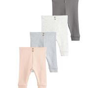 NEXT Bébé garçon Leggings bébé, Lot de 4 Mono/Neutral 12 Mois-18 Mois