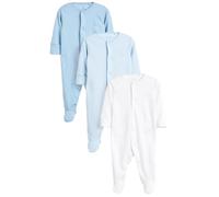 NEXT Bébé garçon Lot de 3 dors-bien bébé Bleu/blanc 12 Mois
