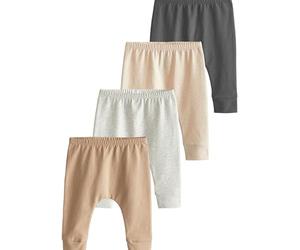 NEXT Bébé Leggings bébé, Lot de 4 Naturel 9 Mois-12 Mois