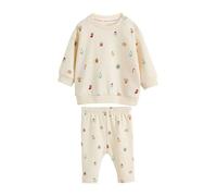 NEXT Bébé Sweat de Noël et pantalon de jogging bébé Crème 6 Mois