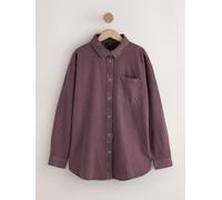 Next Berry Red Oversize Denim Shirt Berry Red M Tall