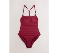 Next Berry Wine Strappy Back Beaded Tummy Control Scoop Swimsuit