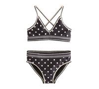 Next Bikini noir / blanc cassé, Taille 128