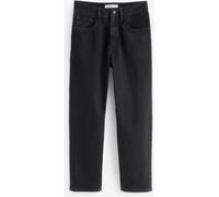 Next Black 100% Cotton Column Mom Jeans