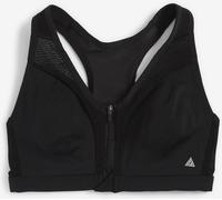 Next Black B-GG Active Sports High Impact Dry Tech Zip Front Bra