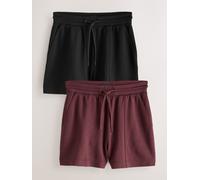 Next Black/Berry Jersey Shorts 2 Pack Black/Berry M Regular (EU 40-42)