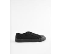 Next Black Canvas Baseball Trainers