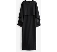 Next Black Cape Maxi Dress Black EU 34 (UK 6)