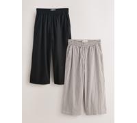 Next Pantalon marron / chocolat / noir / blanc, Taille 38