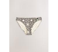 Next Black/Cream Aztec Asymmetric Bead High Leg BIkini Bottoms