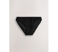 Next Black Crinkle High Leg Bikini Bottoms
