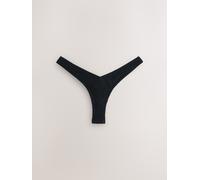 Next Black Crinkle Tanga Bikini Bottoms