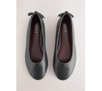 Next Black Extra Wide Fit Ballerina Shoes Black EU 40 XW (UK 6.5)