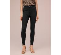 Next Black Fly Fasten Jersey Denim Leggings
