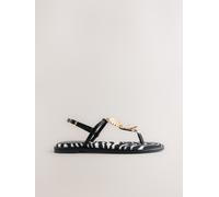 Next Tongs or / noir, Taille 39