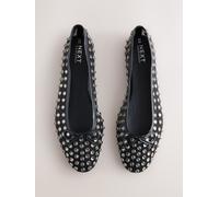 Next Black Forever Comfort Mesh Jewelled Ballerina Shoes Black 3.5 EU 36