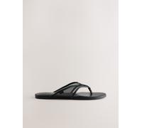 Next Black Forever Comfort Toe Thong Mesh Sandals
