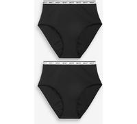Next Black Full Brief Heavy Flow Period Knickers 2 Pack