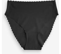 Next Black Full Brief No VPL Scallop Edge Knickers