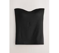 Next Black Hidden Support Microfibre Bandeau Top