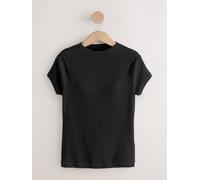 Next Black Hidden Support Ribbed T-Shirt