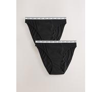 Next Black High Leg Heavy Flow Period Knickers 2 Pack
