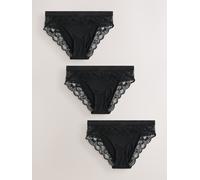 Next Black High Leg Ultimate Comfort Knickers 3 Pack