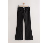 Next Black High Rise Stretch Flare Jeans
