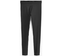 NEXT Femme Legging Taille Haute en Coton Noir 46